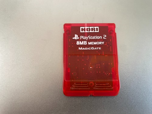 Ps2 memory card 8mb - hori, red